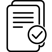 Ícone de validação de documentos